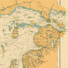 Lake Michigan Nautical Chart 1915