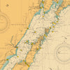 Lake Michigan Nautical Chart 1915