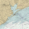 Galveston to Rio Grande Nautical Chart 1992