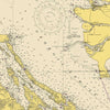 Georgia Strait & Strait of Juan de Fuca Nautical Chart 1948