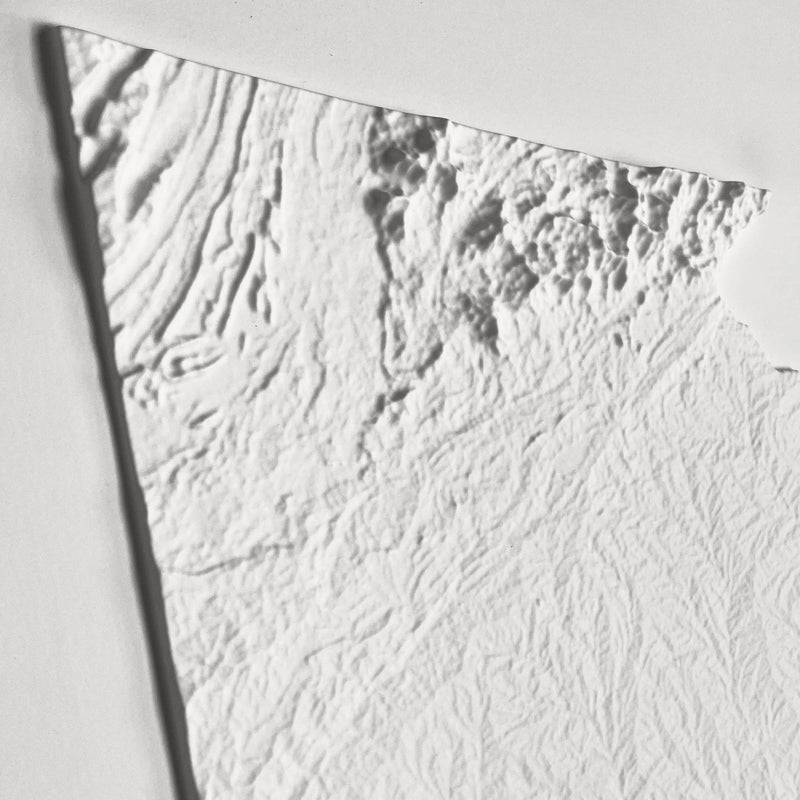 Georgia 3D Raised Relief Map - Muir Way - 3D