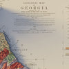 Georgia 1939 Shaded Relief Map