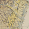 Georgia 1939 Shaded Relief Map