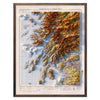 Relief Map of Glasgow and the Middle West