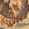 Grand Canyon 1948 Shaded Relief Map