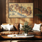 Grand Canyon 1948 Shaded Relief Map - Muir Way - Vintage Relief