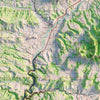 Grand Junction 1981 Shaded Relief Map