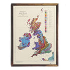 Great Britain 1969 3D Raised Relief Map - Muir Way - 3D