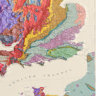 Great Britain 1969 3D Raised Relief Map - Muir Way - 3D