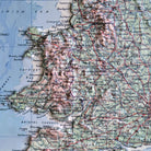 Great Britain 1955 3D Raised Relief Map - Muir Way - 3D