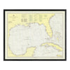 Gulf of Mexico Nautical Chart 1947
