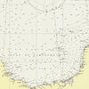 Gulf of Mexico Nautical Chart 1947