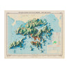 Hong Kong 1980 Shaded Relief Map