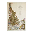 Idaho 1932 3D Raised Relief Map - Muir Way - 3D