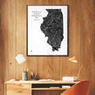 Illinois Hydrological Map - Muir Way - Hydrology