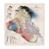 Vintage Iraq Relief Map - 1986