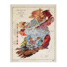 Ireland 1962 3D Raised Relief Map - Muir Way - 3D
