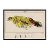 Jamaica Relief Map - 1958