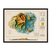 Kauai 1960 Relief Map