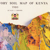 Kenya 1980 Shaded Relief Map