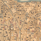 Kyoto 1960 Map - Muir Way - Vintage Map