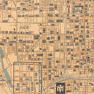 Kyoto 1960 Map - Muir Way - Vintage Map