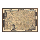 Kyoto 1960 Map - Muir Way - Vintage Map
