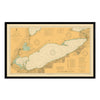 Lake Erie and Waterways between Lakes Ontario and Huron Nautical Chart 1910