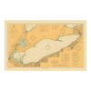 Lake Erie and Waterways between Lakes Ontario and Huron Nautical Chart 1910