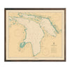 Lake Huron Nautical Chart 1940