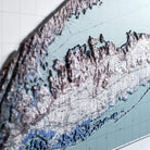 Long Island, NY 1913 3D Raised Relief Map - Muir Way - 3D