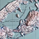 Long Island, NY 1913 3D Raised Relief Map - Muir Way - 3D