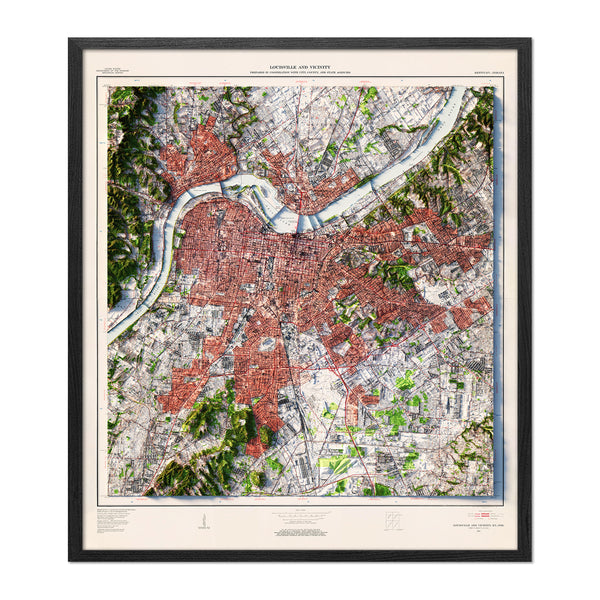 Louisville Neighborhoods Print