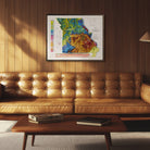 Missouri 1979 Shaded Relief Map - Muir Way - Vintage Relief