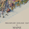 Maine 1967 Shaded Relief Map