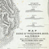 Map of the Siege of Vicksburg, MS