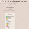 Michigan, Upper Peninsula 1982 Shaded Relief Map