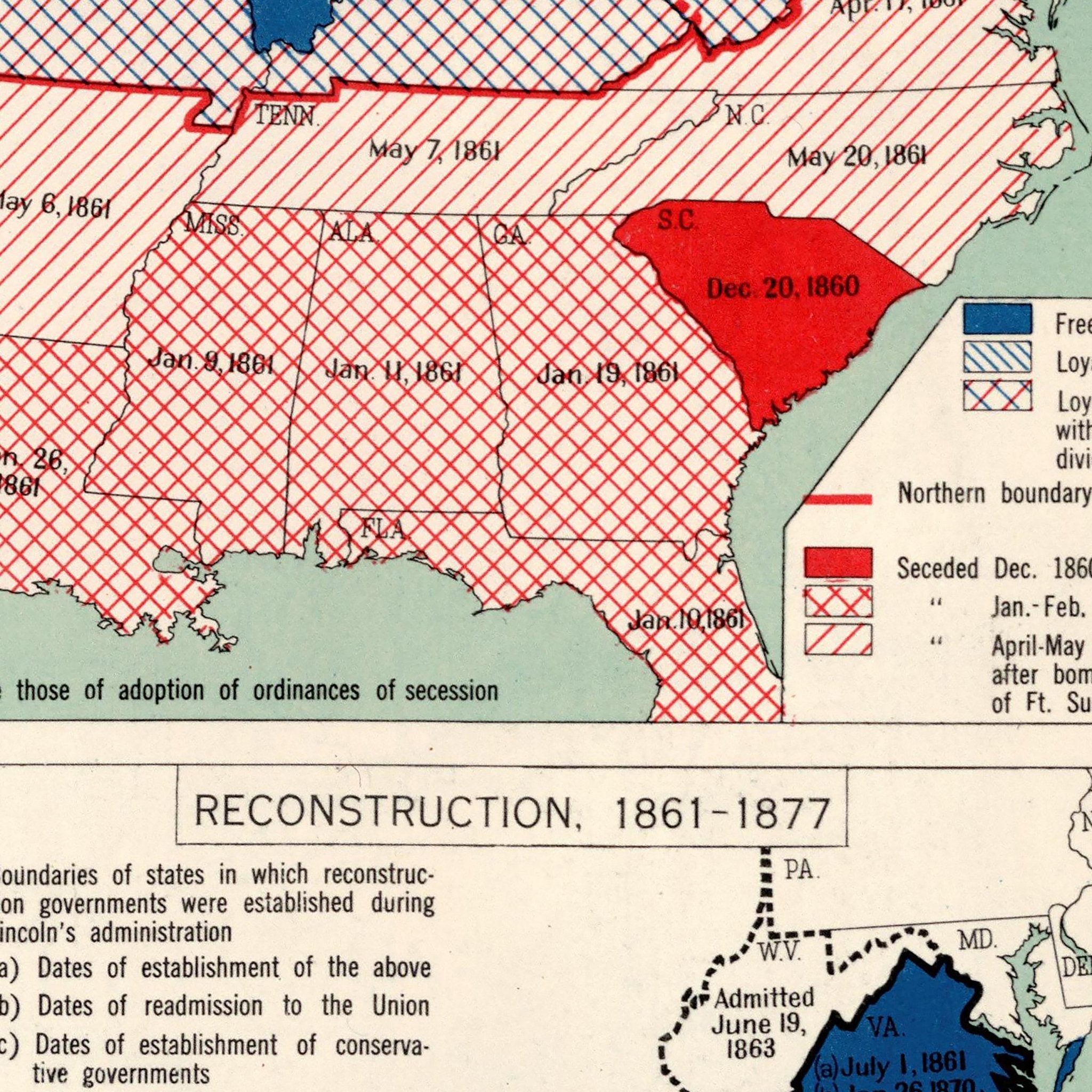 Military History of the Virginia Campaigns - Muir Way - Vintage Map