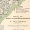 Military Map of Marches by W.T. Sherman
