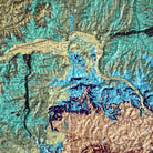 Missouri 1979 3D Raised Relief Map - Muir Way - 3D