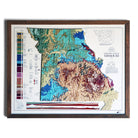 Missouri 1979 3D Raised Relief Map - Muir Way - 3D