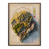 Mont Blanc 1862 Relief Map