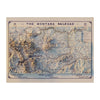 Montana Railroad 1899 Relief Map
