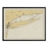 Montauk Point to New York and Long Island Sound Nautical Chart 1934