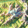 Mount Olympus, WA 1988 Shaded Relief Map