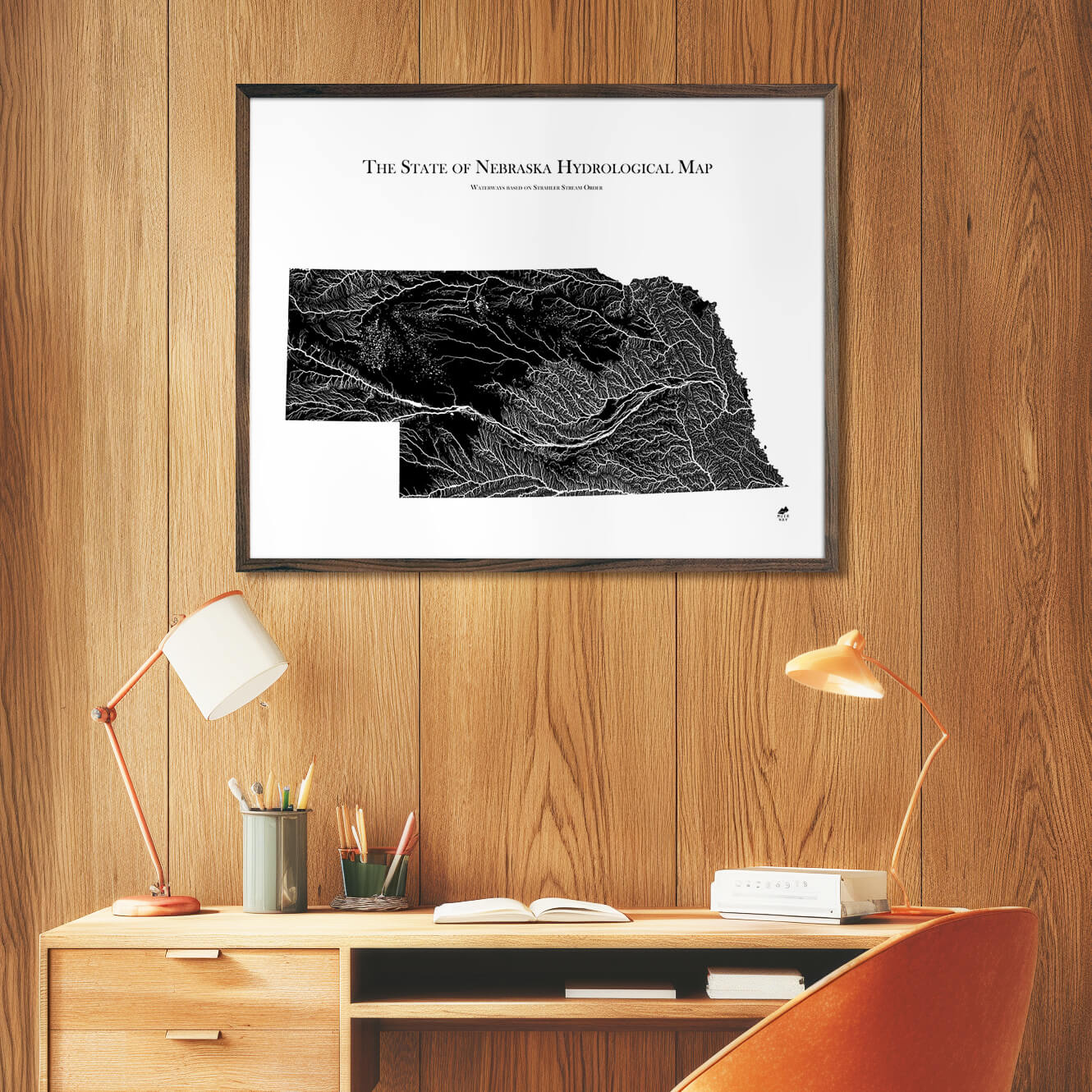 Nebraska Hydrological Map - Muir Way - Hydrology