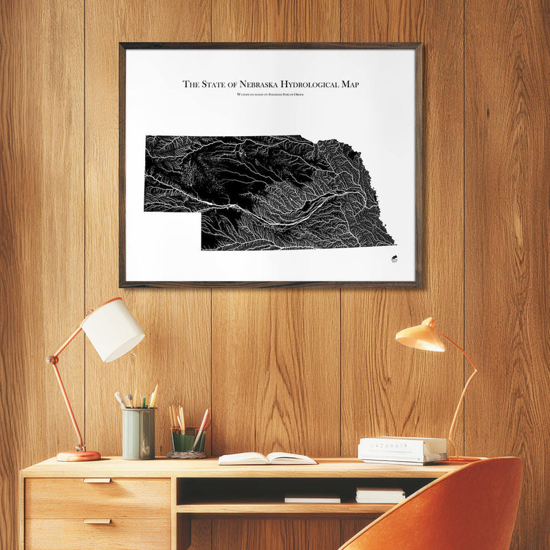 Nebraska Hydrological Map - Muir Way - Hydrology