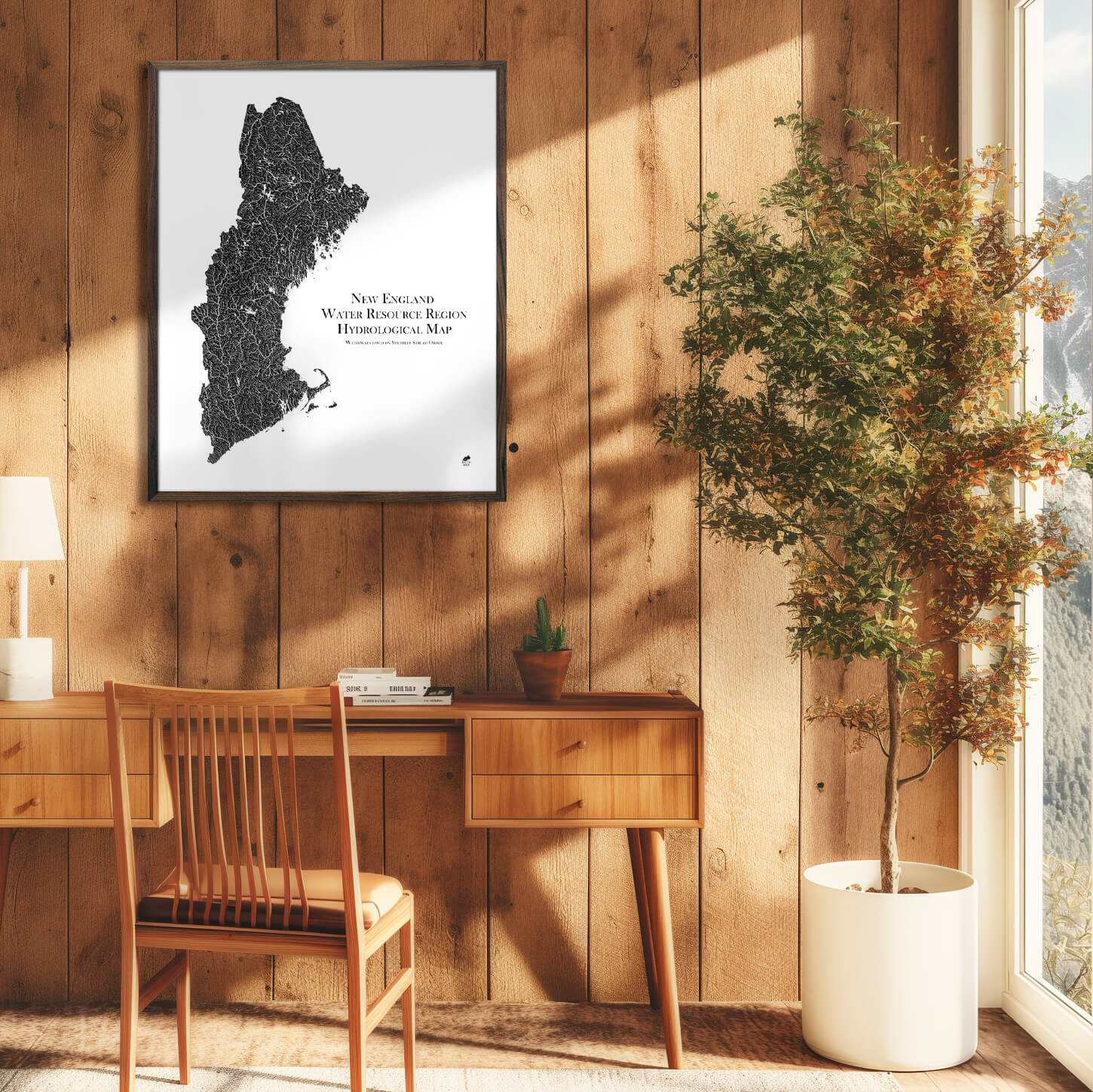 New England Regional Hydrological Map - Muir Way - Hydrology