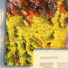 New Mexico 1965 Shaded Relief Map