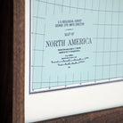 North America 1912 3D Raised Relief Map - Muir Way - 3D